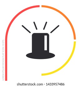 siren icon vector . Lorem Ipsum Illustration design