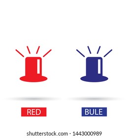 siren icon vector . Lorem Ipsum Illustration design