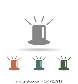 siren icon vector . Lorem Ipsum Illustration design