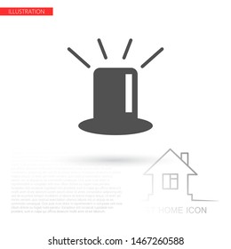 siren icon vector . Lorem Ipsum Illustration design