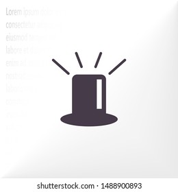 siren icon vector . Lorem Ipsum Illustration design