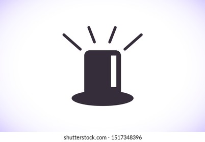 siren icon vector . Lorem Ipsum Illustration design