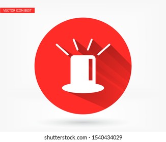 siren icon vector . Lorem Ipsum Illustration design