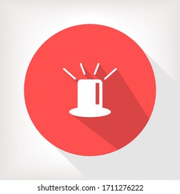 siren icon vector . Lorem Ipsum Illustration design