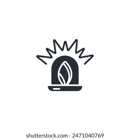 Siren icon. vector.Editable stroke.linear style sign for use web design,logo.Symbol illustration.