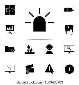 siren icon. web icons universal set for web and mobile