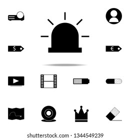 siren icon. web icons universal set for web and mobile