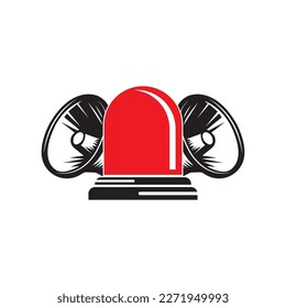 Siren icon,logo vector illustration design template