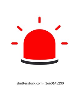 Siren icon,vector illustration. Flat design style. vector siren icon illustration isolated on White background, siren icon Eps10. siren icons graphic design vector symbols.