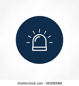 Siren light icon 