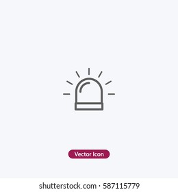 Siren light icon