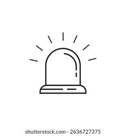 Siren Light Icon Illustration Symbol Element