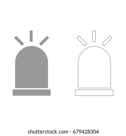 Siren  set  icon .