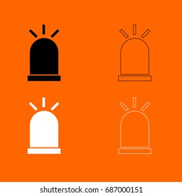 Siren  set  icon .
