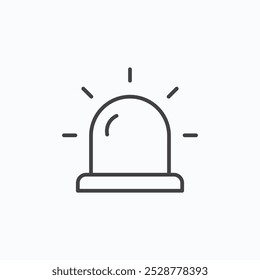 Siren vector flat icon set.eps