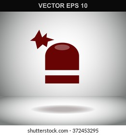 Siren vector icon.