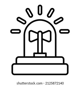 Siren vector icon. Can be used for printing, mobile and web applications.
