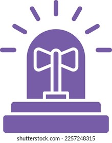 Siren vector icon. Can be used for printing, mobile and web applications.