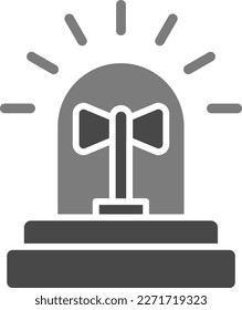 Siren vector icon. Can be used for printing, mobile and web applications.