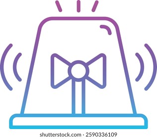Siren vector icon. Can be used for printing, mobile and web applications.
