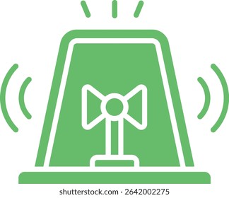 Siren vector icon. Can be used for printing, mobile and web applications.