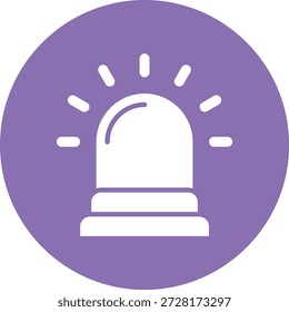 Ilustración de diseño de icono de Vector de sirena