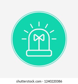 Siren vector icon sign symbol