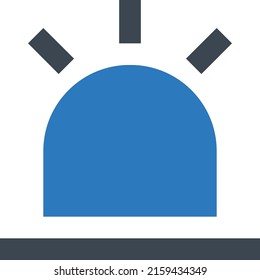 Siren Vector illustration on a transparent background.Premium quality symbols.Glyphs vector icon for concept and graphic design. 

