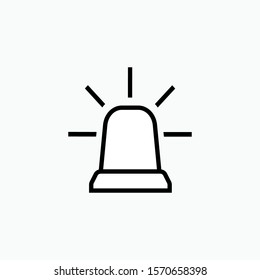 
Sirene Icon. Emergency Light Element Illustration As A Simple Vector Sign & Trendy Symbol for Design and Websites, Presentation or Mobile Application.