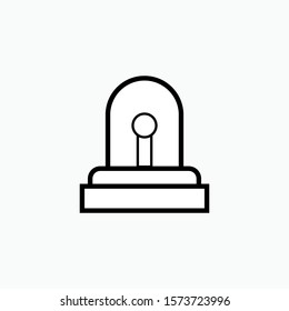 Sirene Icon. Emergency Light Element Illustration As A Simple Vector Sign & Trendy Symbol for Design and Websites, Presentation or Mobile Application.