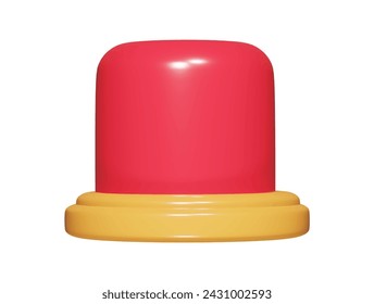Sirens icon 3d render illustration
