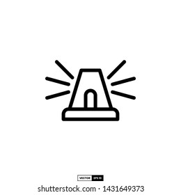 Sirens icon, design inspiration vector template for web design or mobile app