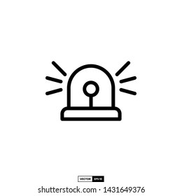 Sirens icon, design inspiration vector template for web design or mobile app