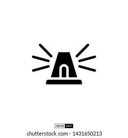 Sirens icon, design inspiration vector template for web design or mobile app