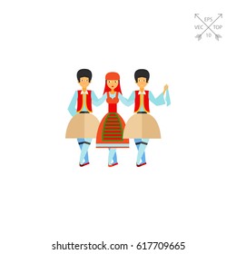 Sirtaki dance of Greece icon