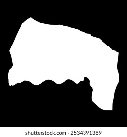 Stadtplan Sirte, Verwaltungsbezirk Libyen. Vektorgrafik.