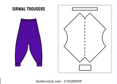 sirwal trousers