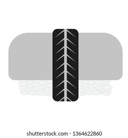 Sishi flat illustration