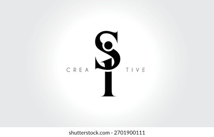 SIsi Elegant Serif Monogram Logo – Luxury Lowercase Typographic Lettermark for Modern Branding