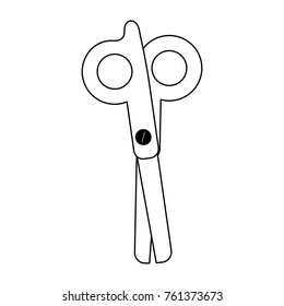 Sissor utensil isolated