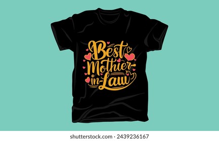 sister in law typography tshirt design