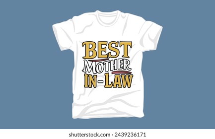 sister in law typography tshirt design