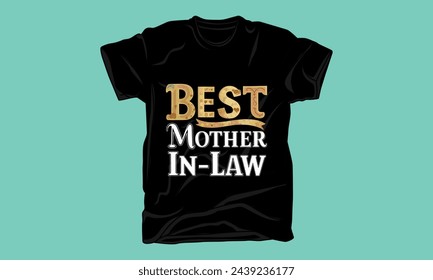 sister in law typography tshirt design