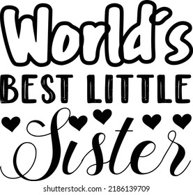 Sister Svg Design Print Stock Vector (Royalty Free) 2186139709 ...