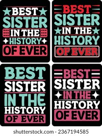 SISTER T SHIRT DESIGN..  if you want you can use it for other purpose like mug design, sticker design, water bottle design and etc,