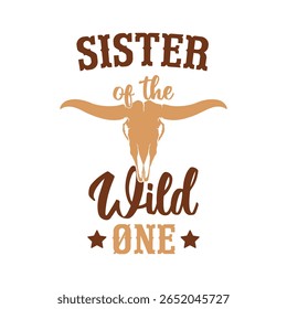 Sister of the Wild One skull design
