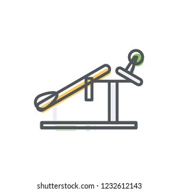 sit up equipment icons