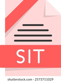 SIT Flat Style Icon Design