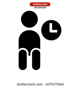 icono de asiento o logotipo símbolo de signo aislado ilustración vectorial ilustración de alto nivel de negro iconos vectoriales de alto nivel
