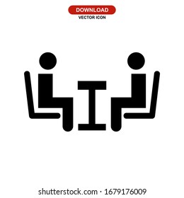 sit icon or logo isolated sign symbol vector illustration - high quality black style vector icons
